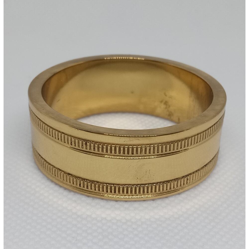 Virginia Metalcrafters Brass Napkin Rings Set of 8 with Box - Picture 4 of 5